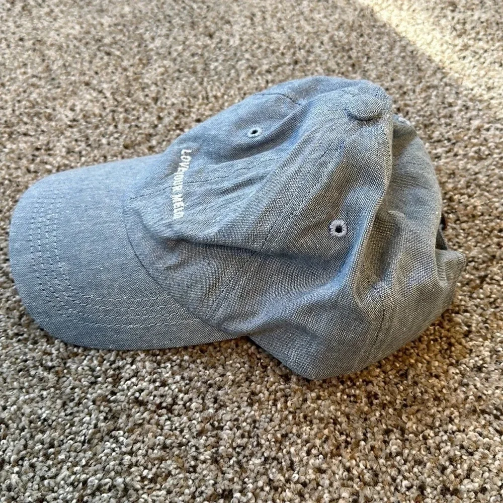 Love Your Melon Chambray Baseball Hat, NWOT